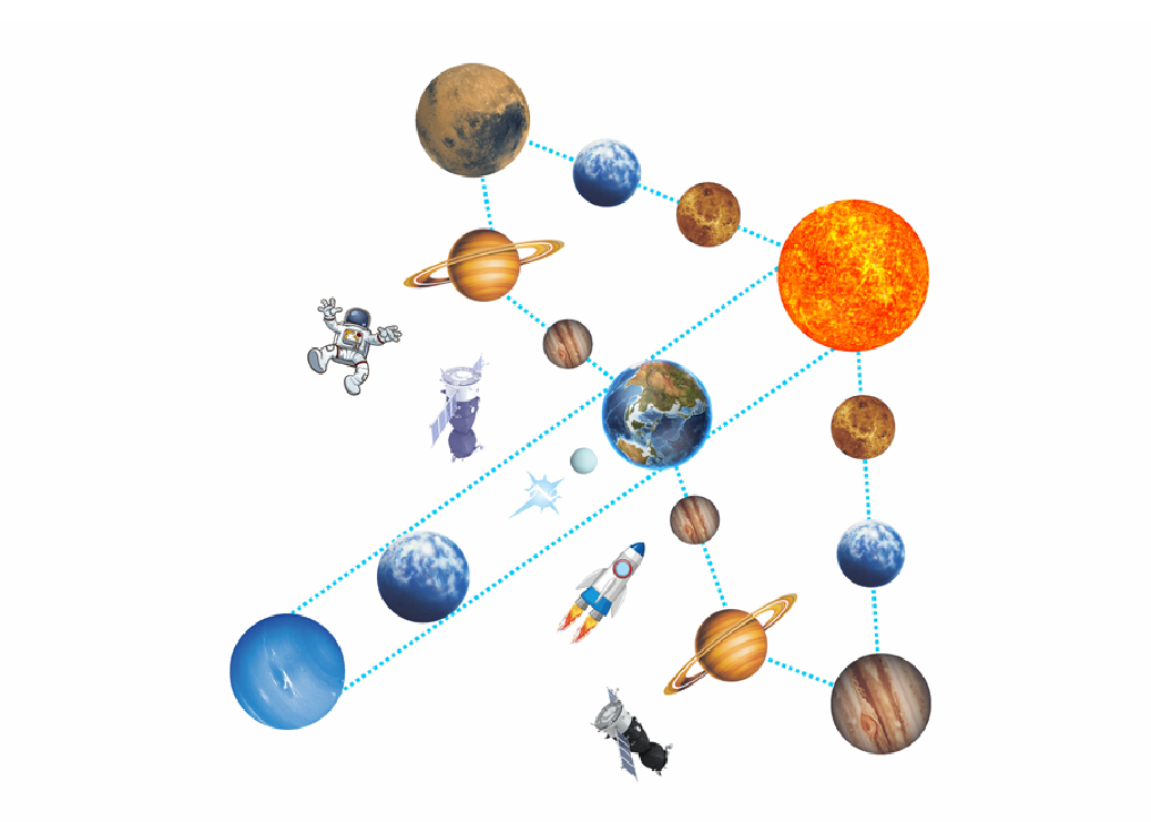 双翼九大行星图